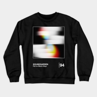 Soundgarden / Minimalist Style Graphic Design Crewneck Sweatshirt